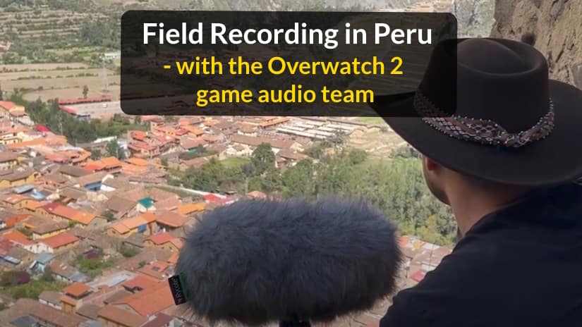 Game audio field recording