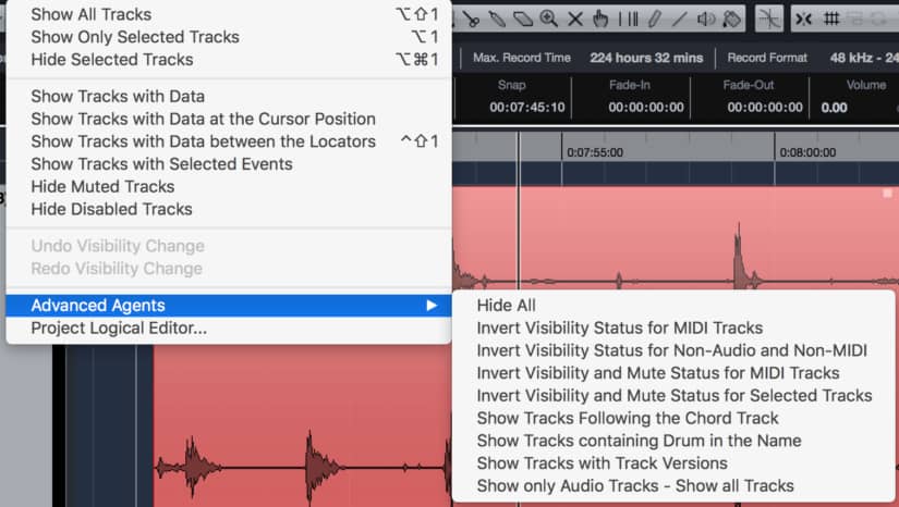 Nuendo screenshot