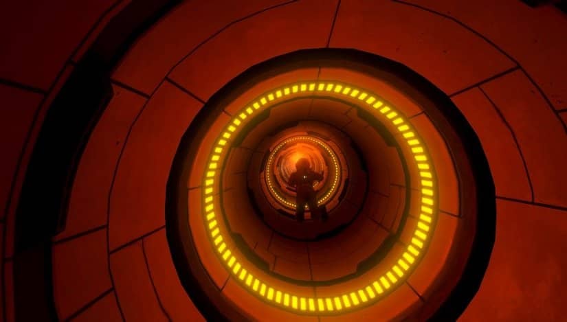 downward spiral sound design