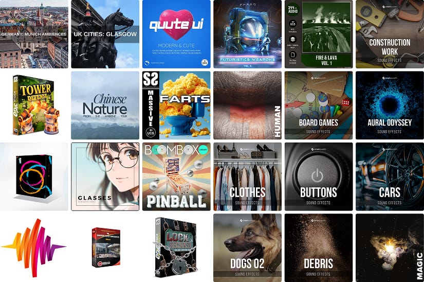 24 new sound libraries