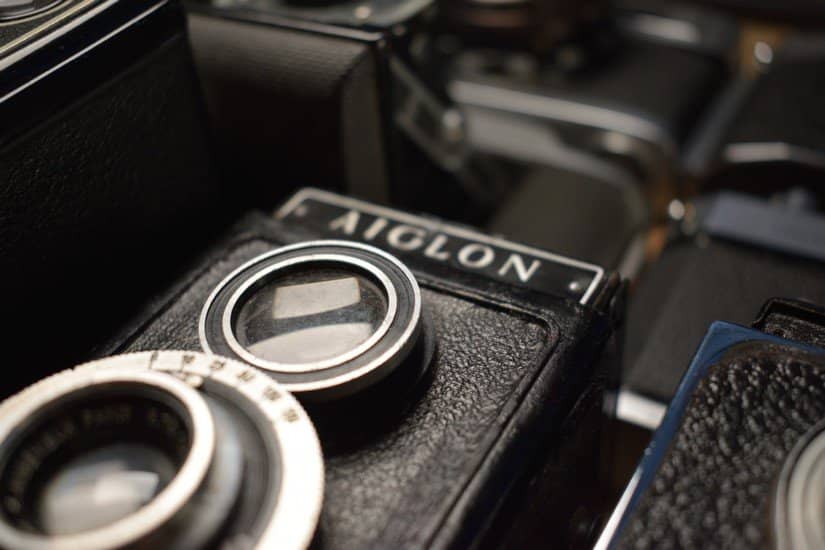 An Aiglon Reflex TLR (twin lens reflex)