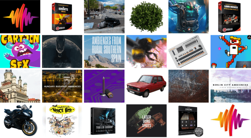 22 new sound libraries