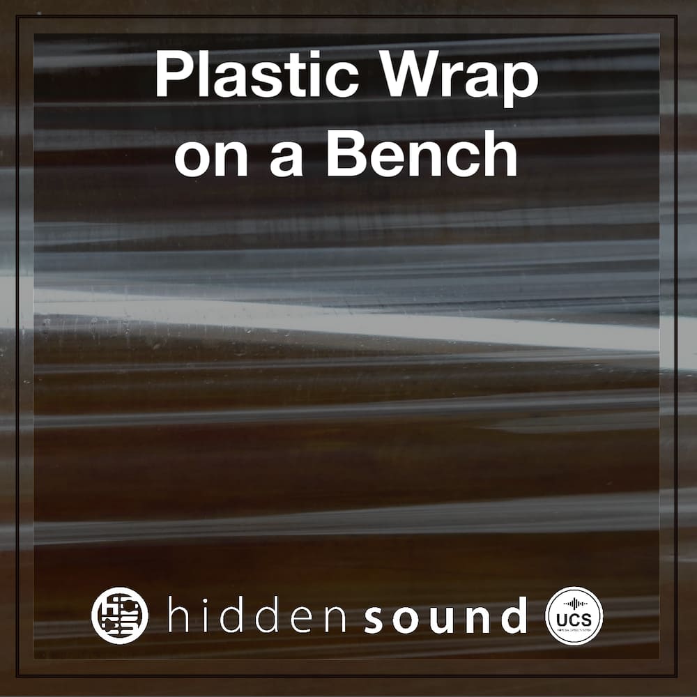 Plastic Wrap On A Bench