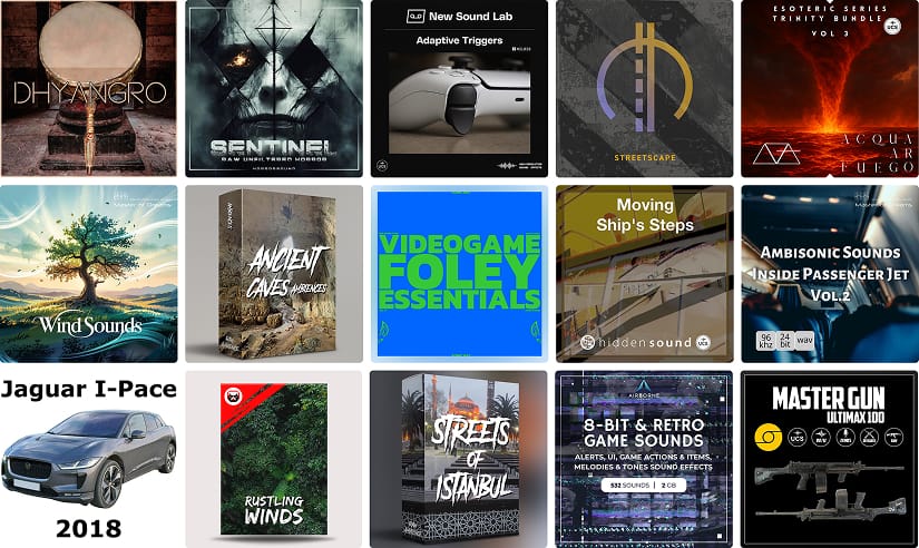 15 great new sound libraries: Eerie Nordic ship steps, detailed winds, retro arcades, video game foley, and adaptive controllers, plus Istanbul ambiences, streets of San Francisco, Nepalese drums, and much more