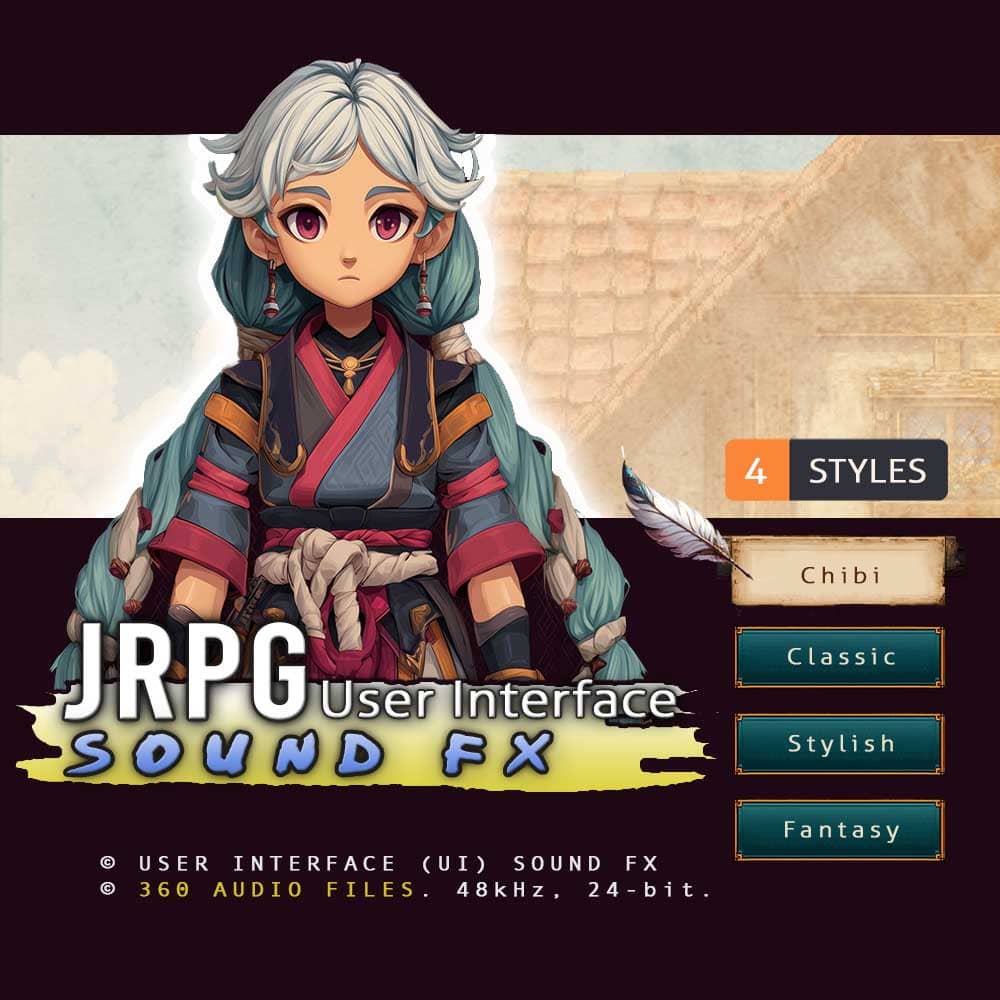 JRPG UI Sound Effects Pack