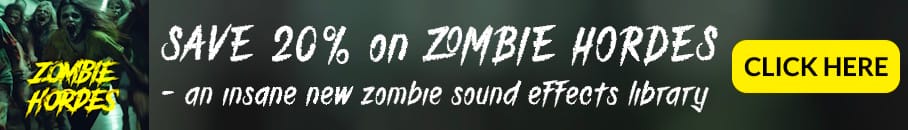 Zombie sound effects library