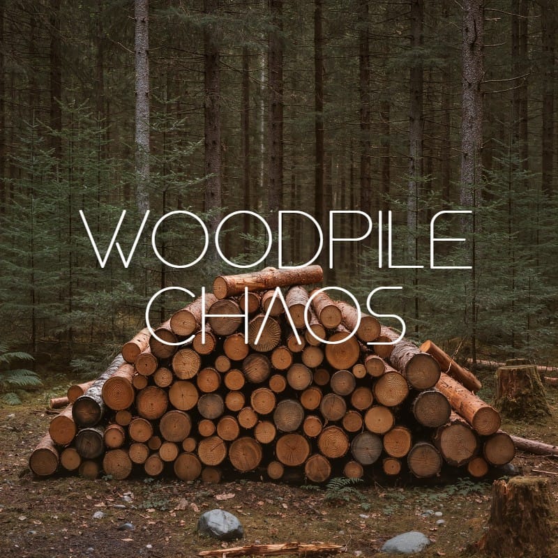Woodpile Chaos
